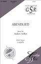 Abendlied SSAA choral sheet music cover